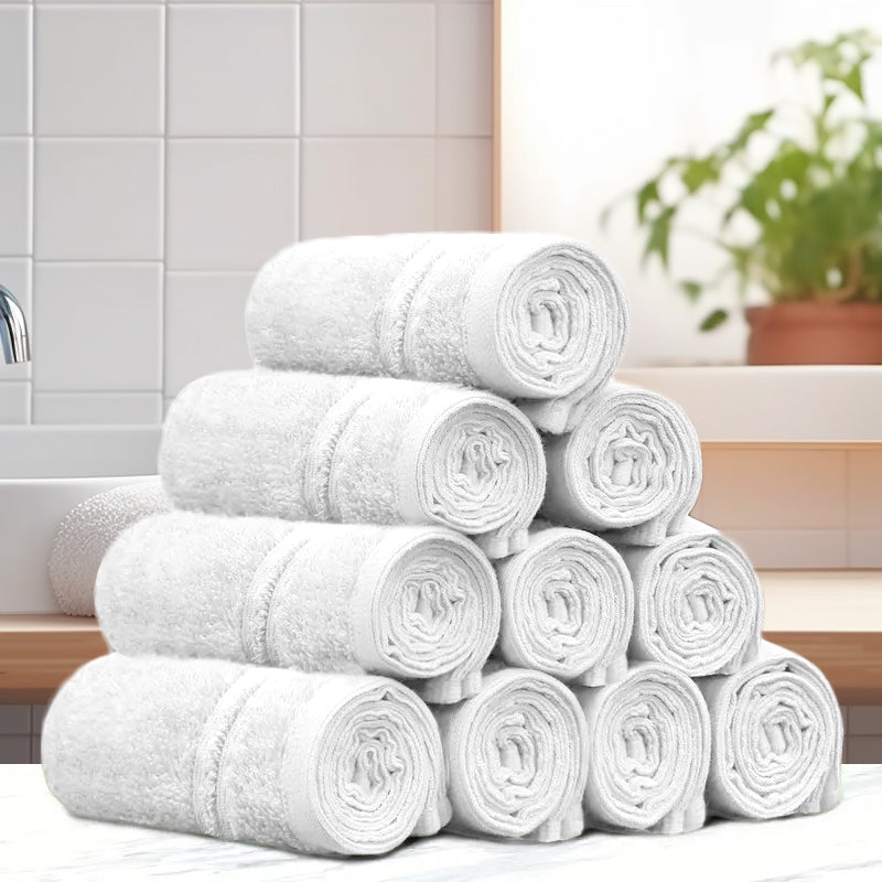 100% Combed Cotton Face Towel Set