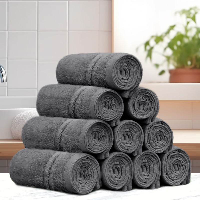 100% Combed Cotton Face Towel Set