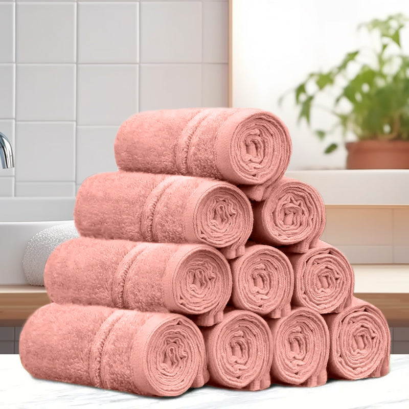 100% Combed Cotton Face Towel Set