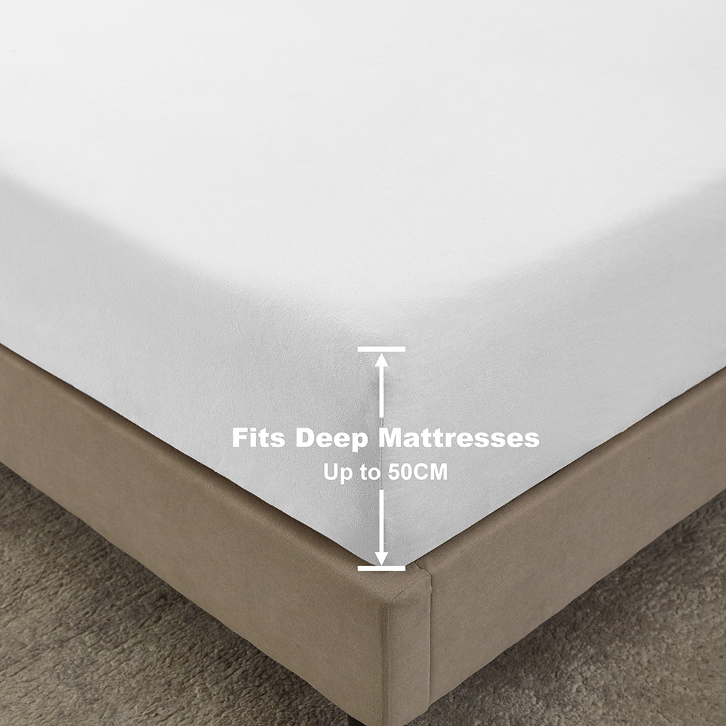 Extra Deep 50CM Bamboo Blend Bed Sheets