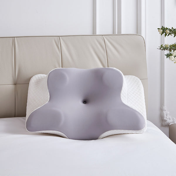 Memory Foam Pillow with Armrests Butterfly Shape - Ideal for Side and Back Sleepers