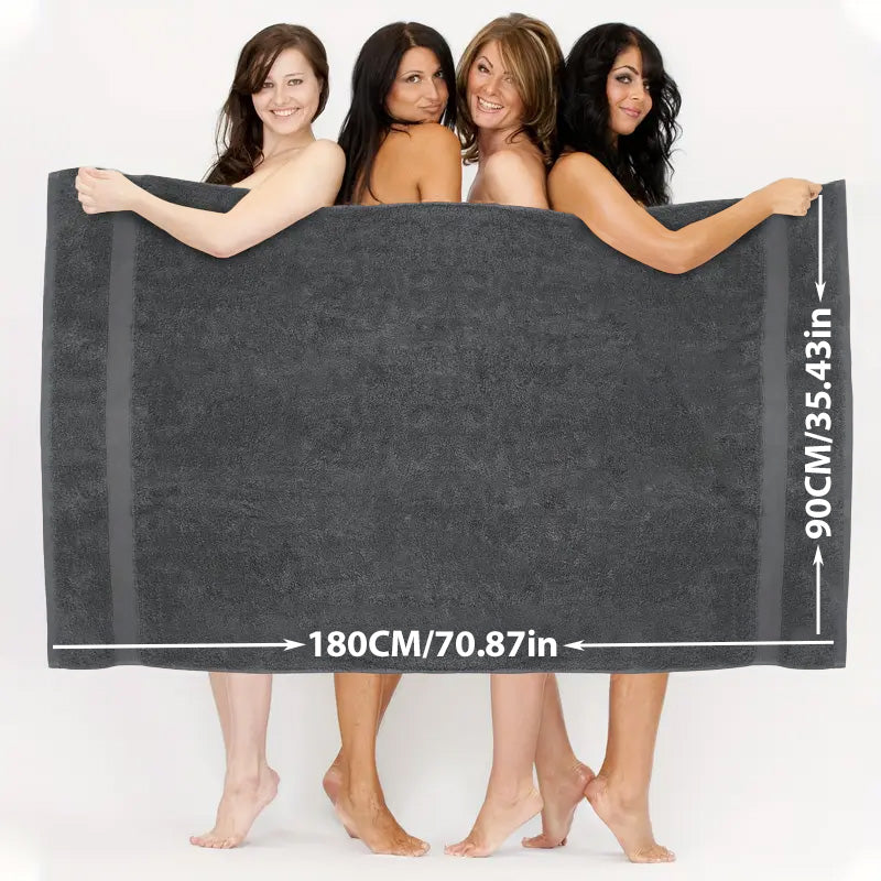 Twin Pack 100% Combed Cotton Bath Sheet - Extra Large
