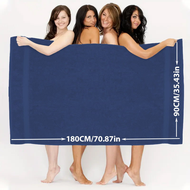 Twin Pack 100% Combed Cotton Bath Sheet - Extra Large