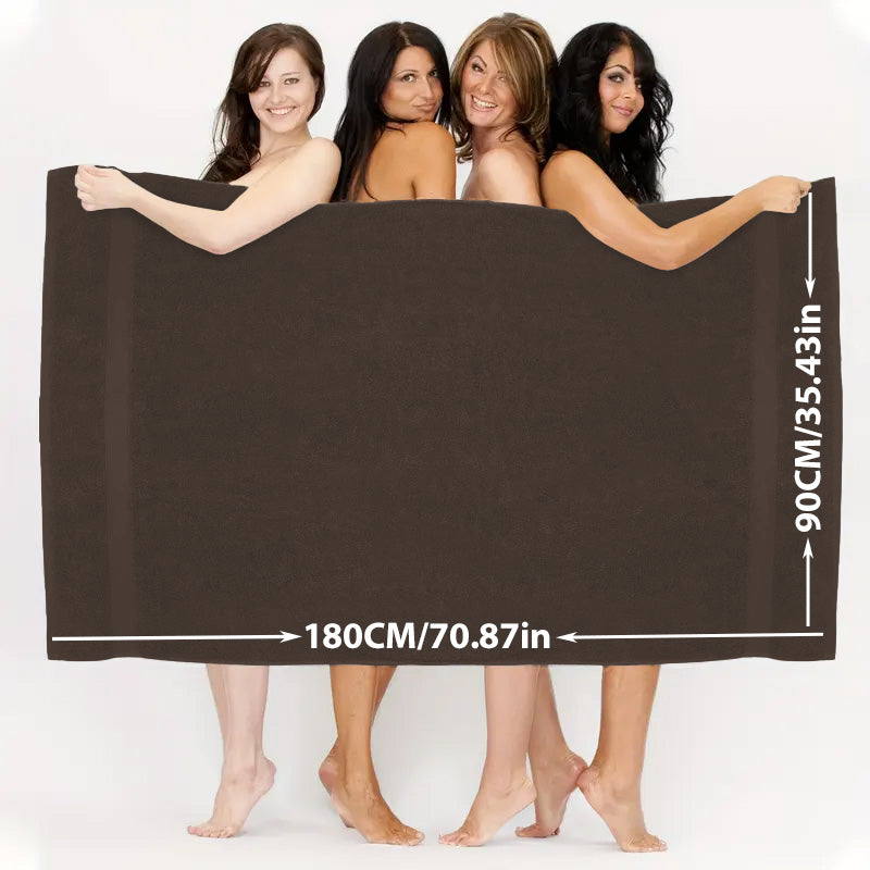 Twin Pack 100% Combed Cotton Bath Sheet - Extra Large