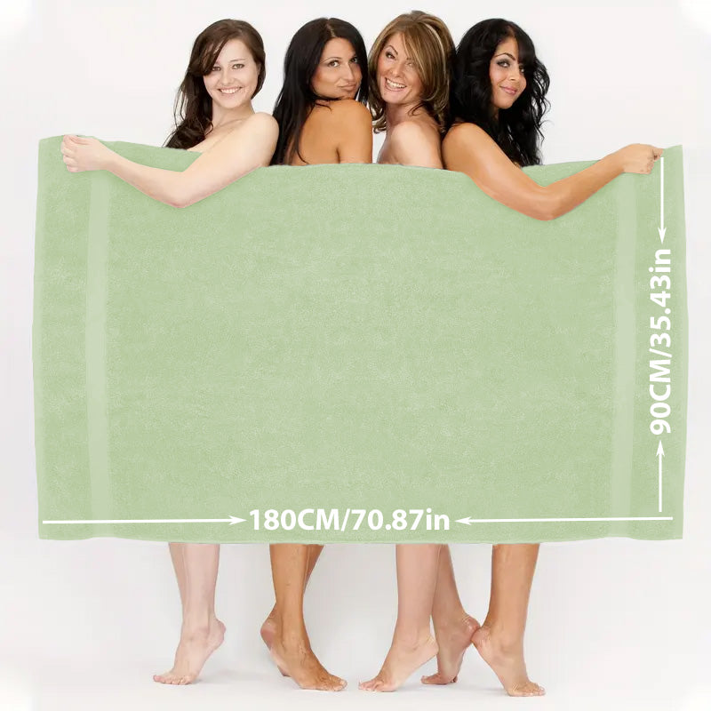 Twin Pack 100% Combed Cotton Bath Sheet - Extra Large