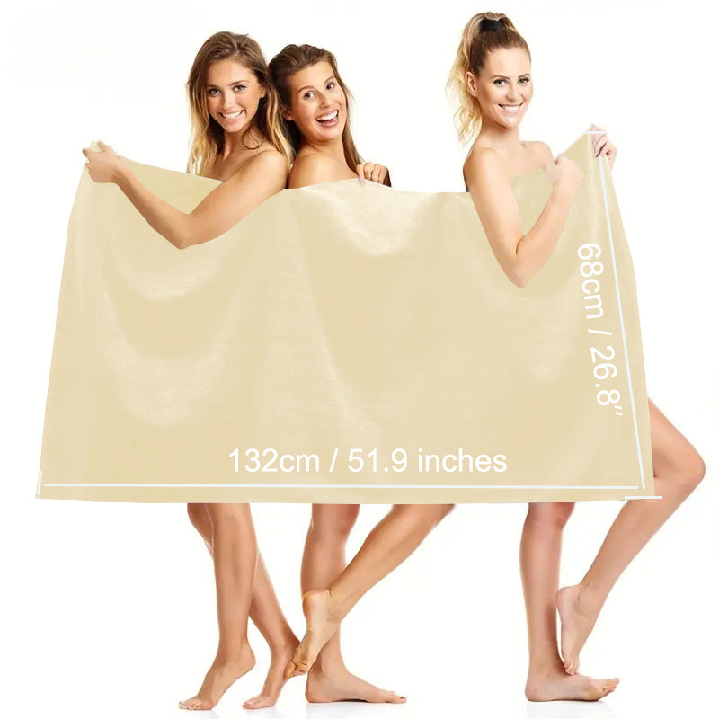 4 Piece 100% Combed Cotton Bath Towel Set