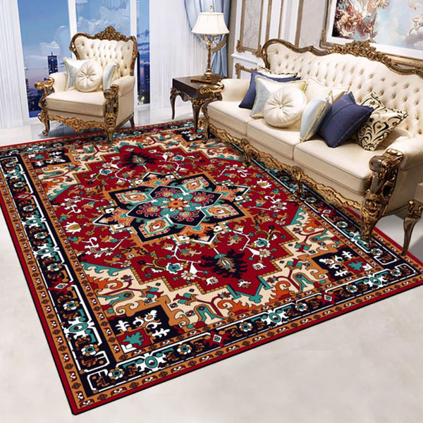 Living Room Carpet-Oriental Retro Style