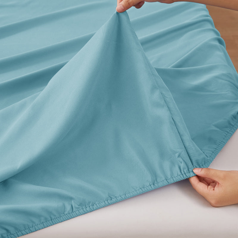 Anti-Wrinkle Soft Microfiber Sheet Set-Rust Color