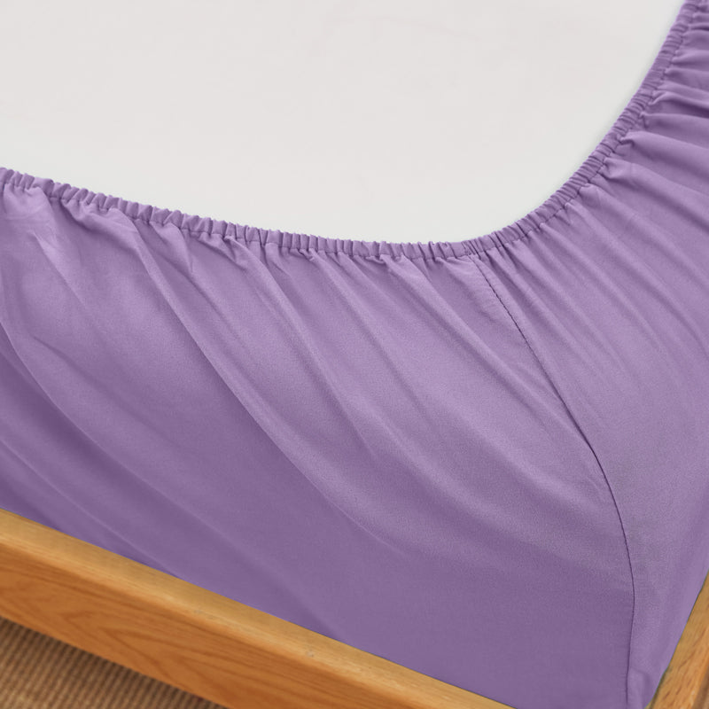 4-Piece Ultra-Soft Washed Cotton Bed Sheet Set