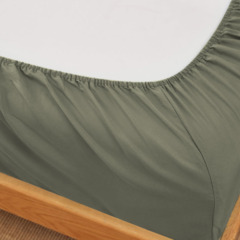 Anti-Wrinkle Soft Microfiber Sheet Set-Taupe Color