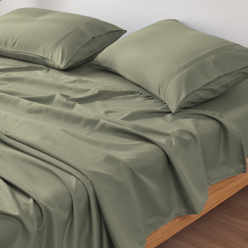 Anti-Wrinkle Soft Microfiber Sheet Set-Browon Color