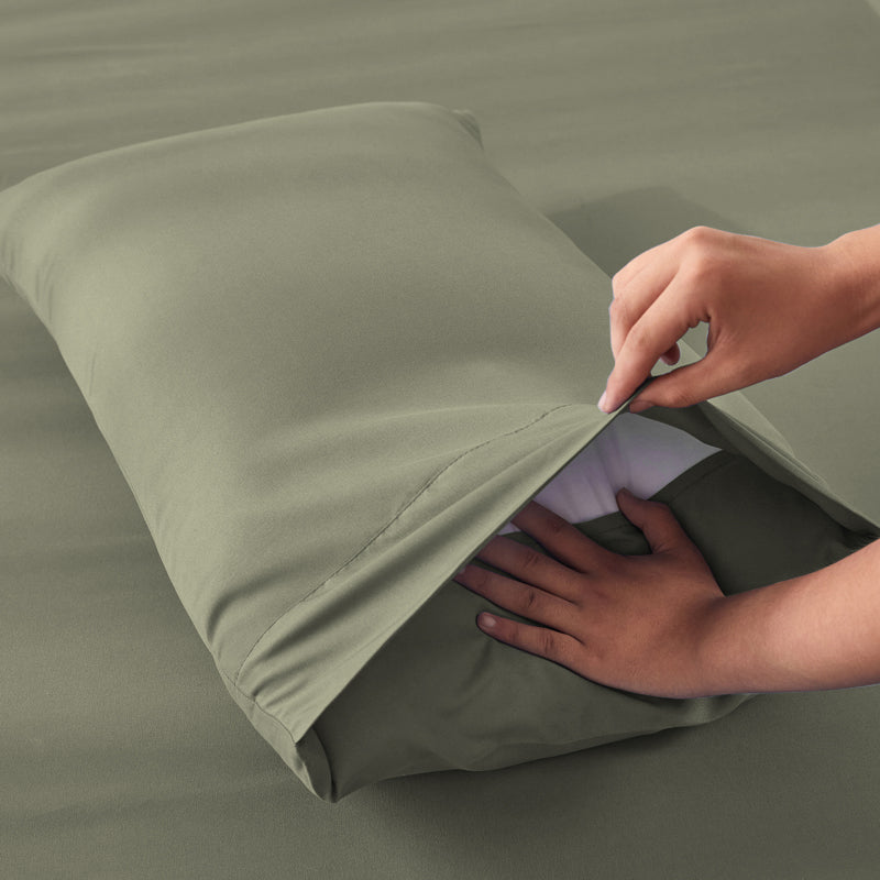 Anti-Wrinkle Soft Microfiber Sheet Set-Taupe Color